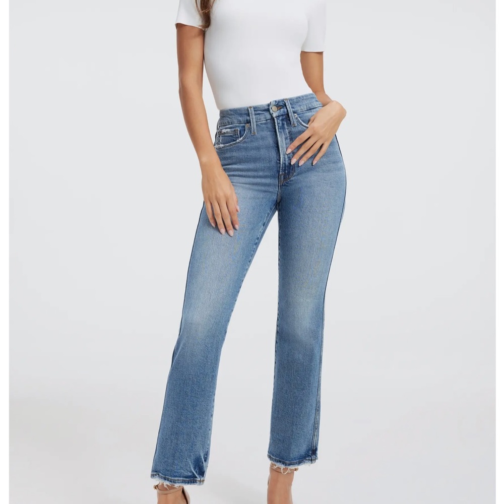 Good Curve High Waist Straight Leg Jeans